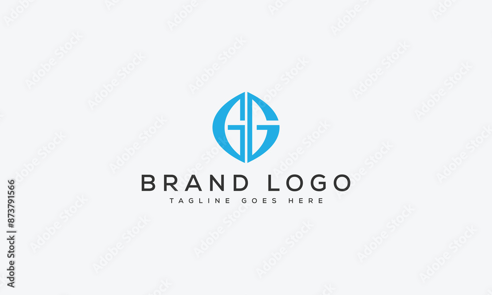 letter GG logo design vector template design for brand. letter GG logo design vector template design for brand.