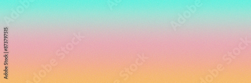 Abstract Gradient background. Grainy noisy background, blue pink yellow grungy texture abstract gradient backdrop banner poster design