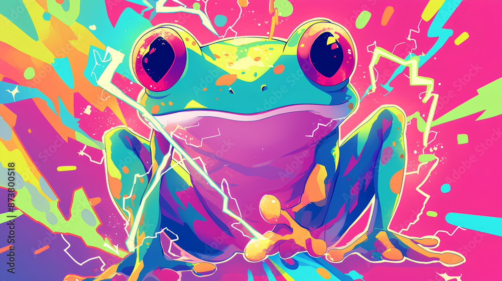 frog that shoots electricity frog that shoots electricity
