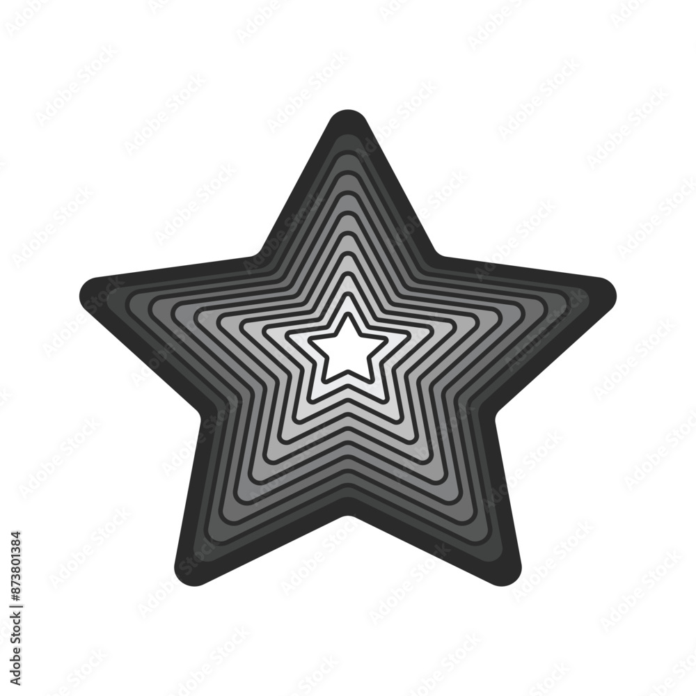 Star stripe line vector illustrator Star stripe line vector illustrator