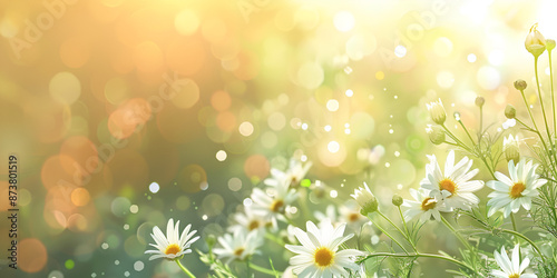 White Daisies with Bokeh Background © Muhammad Junaid 