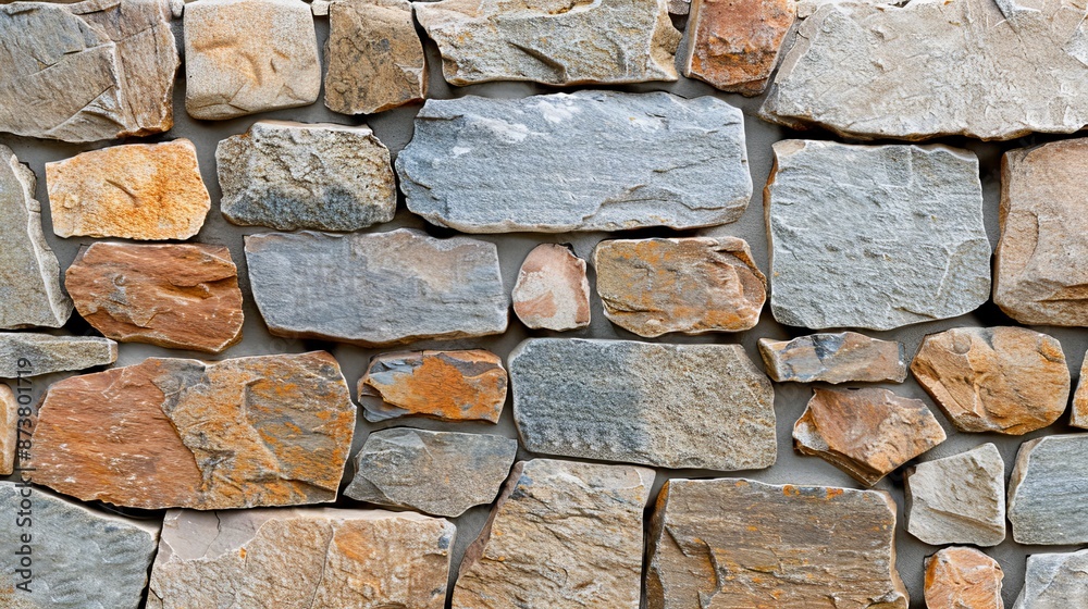Classic stone masonry wall, emphasizing the durability and historic charm, a robust barrier with natural textures and patterns, timeless construction