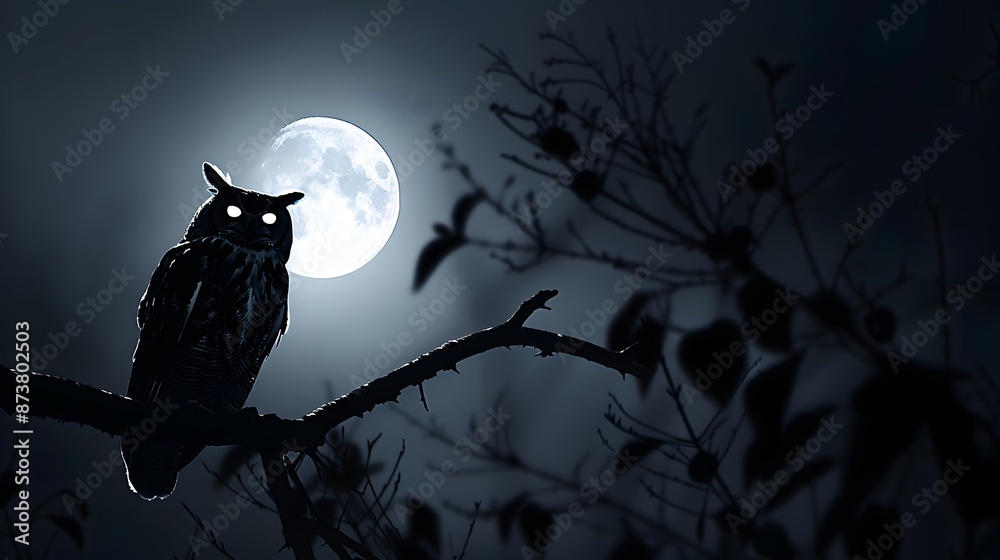 Fototapeta premium owl hallowen