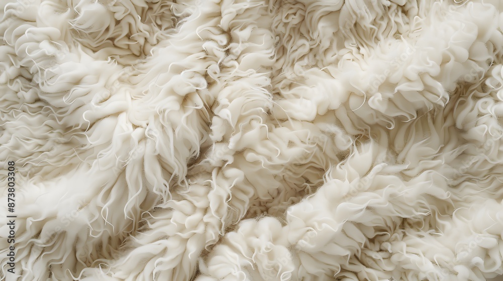 White, Beige wool texture background. Natural fluffy fur sheep wool skin texture. White, Beige wool texture background. Natural fluffy fur sheep wool skin texture.