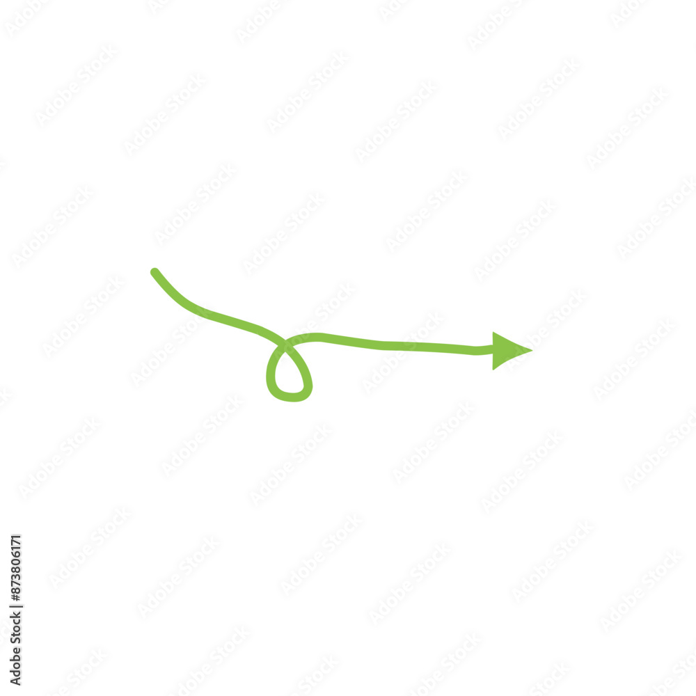 curly green arrow curly green arrow