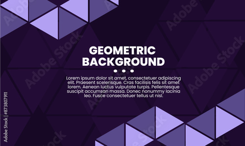 background design with gradient-colored geometric triangle patterns, providing a modern and attractive look. good for presentation slides, web, landing page, banner, cover, home page