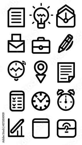 Business Icon Minimal, Simple Logo