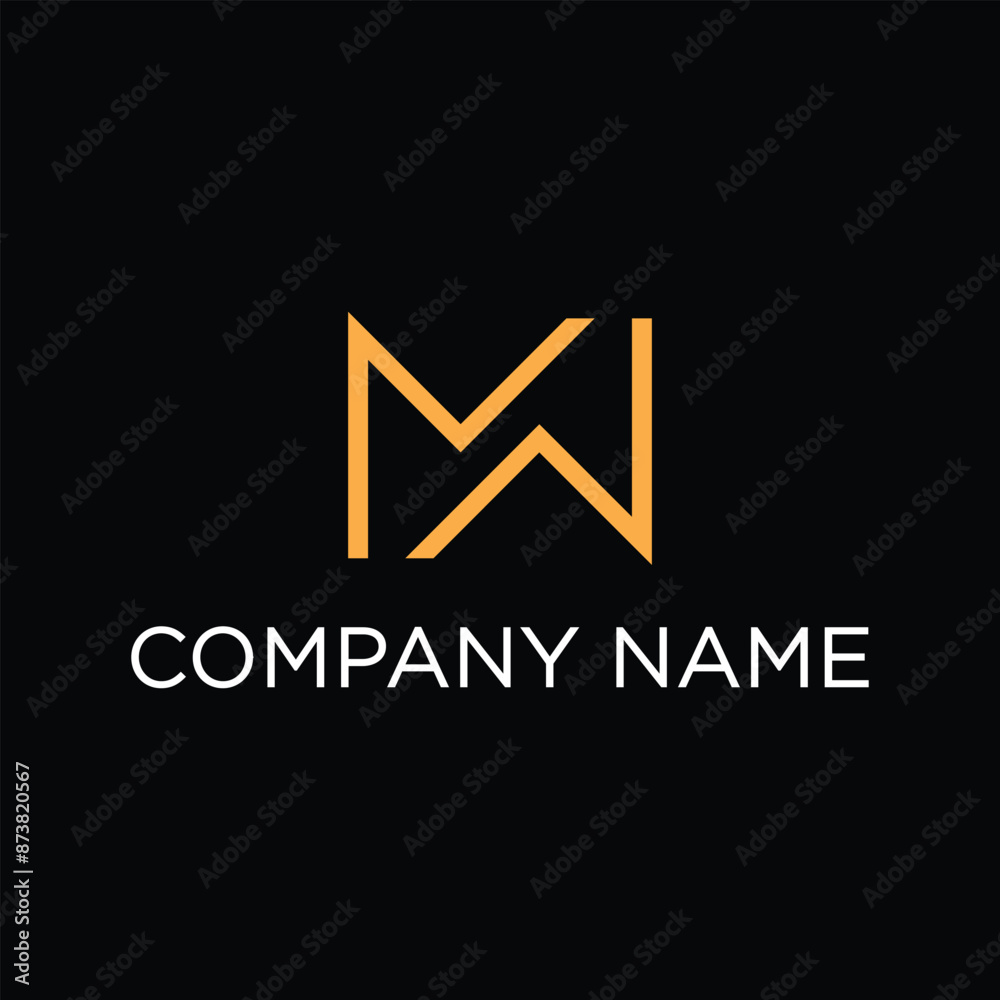 Letter MW Logo Design Letter MW Logo Design