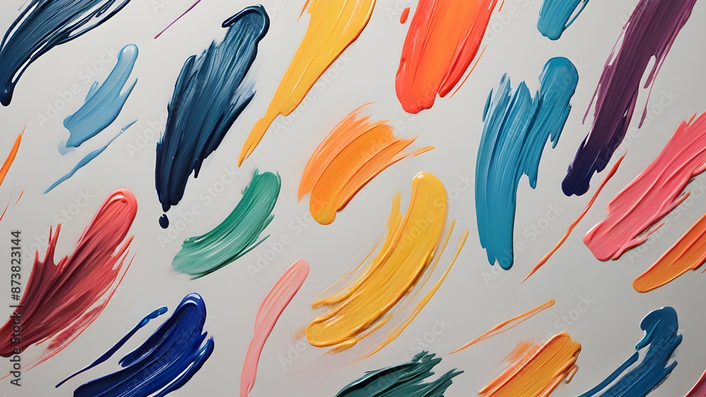 Set of colorful brush strokes, lines, hand painted design elements. Textures, backgrounds for text. Rough grunge edges. Set of colorful brush strokes, lines, hand painted design elements. Textures, backgrounds for text. Rough grunge edges.