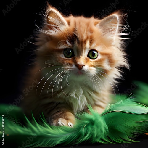 cat with eyes