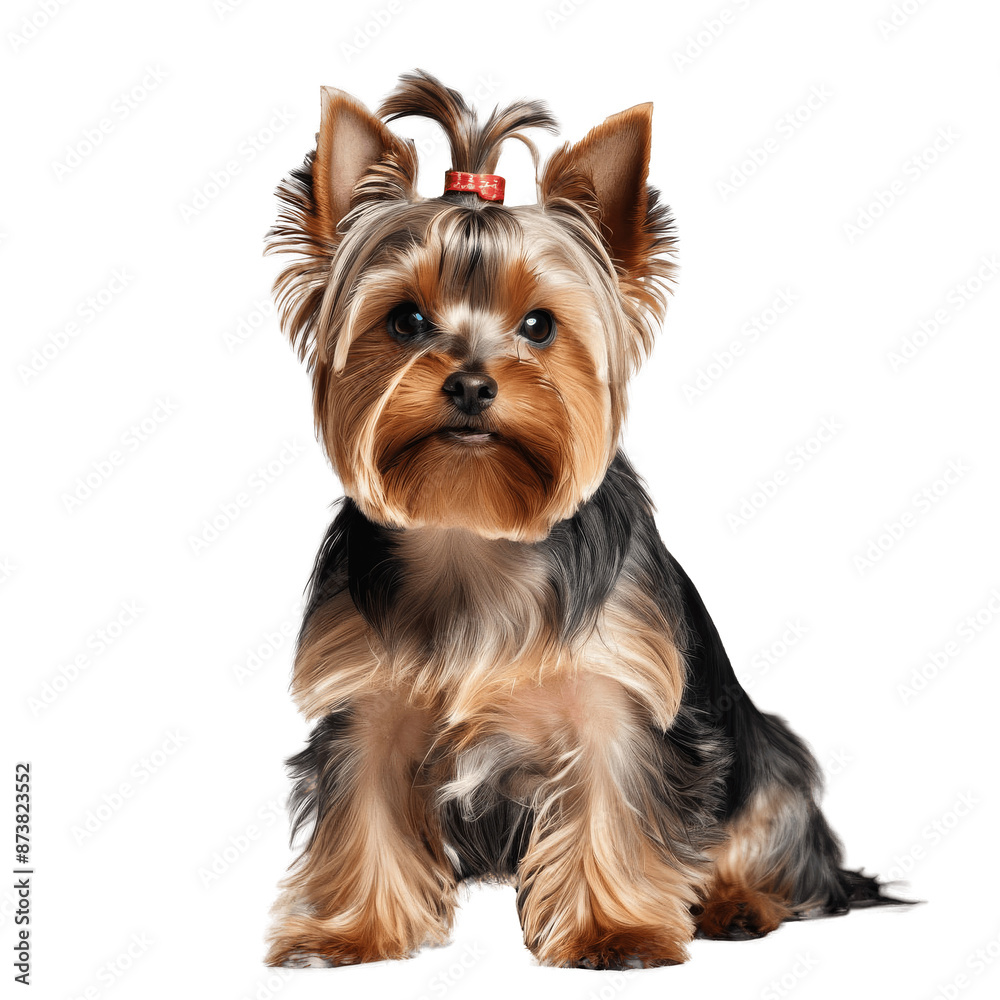yorkshire terrier puppy isolated on transparent background yorkshire terrier puppy isolated on transparent background
