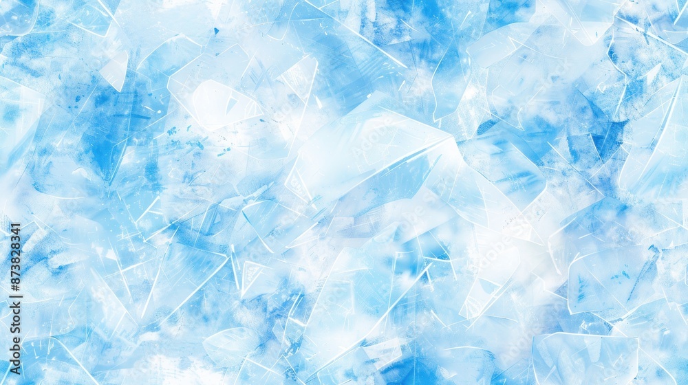 Abstract Blue Ice Texture Abstract Blue Ice Texture