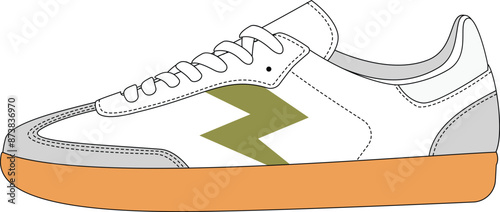 sneakers vector illustration