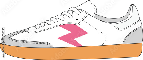 sneakers vector illustration