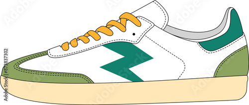 sneakers vector illustration