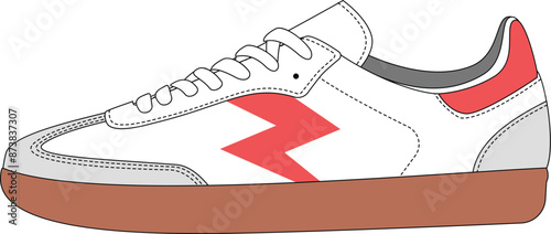 sneakers vector illustration