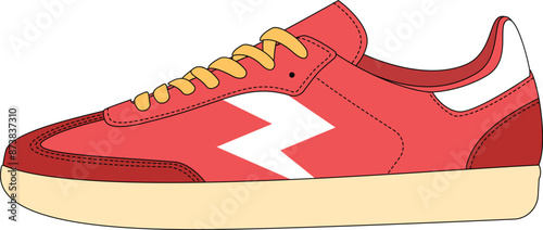 sneakers vector illustration