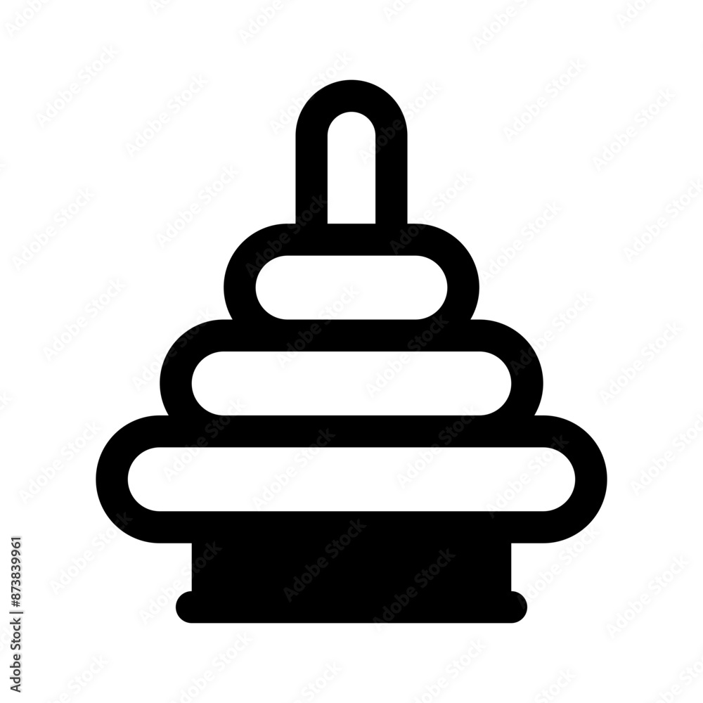 Wooden Toys Glyph Icon Wooden Toys Glyph Icon