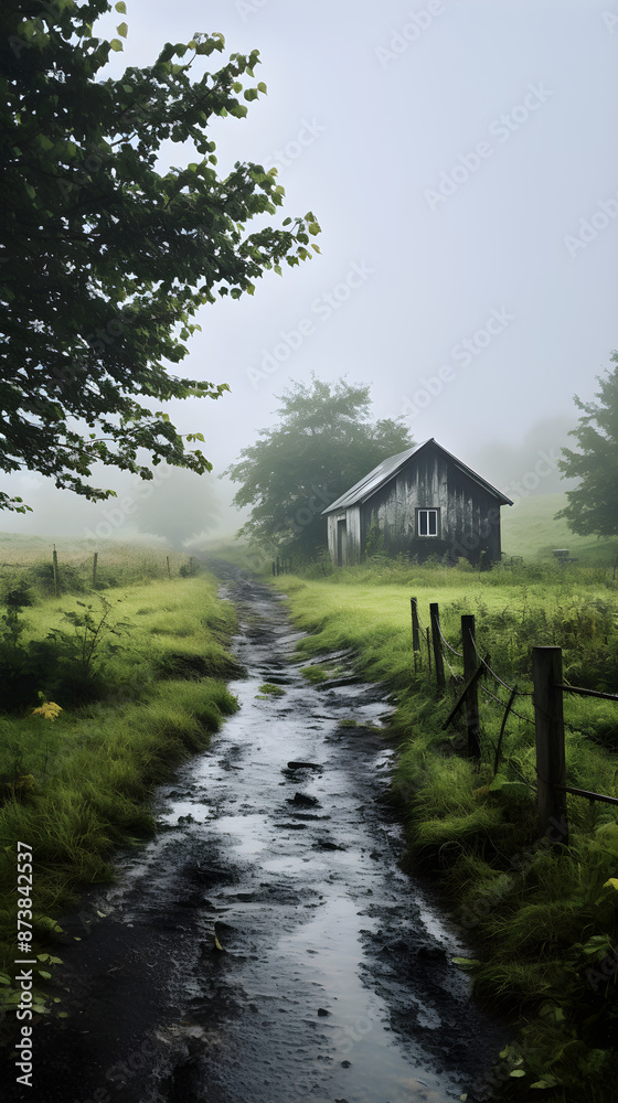 Countryside Rainfall: A Tranquil Moment of Nature's Cleansing Countryside Rainfall: A Tranquil Moment of Nature's Cleansing