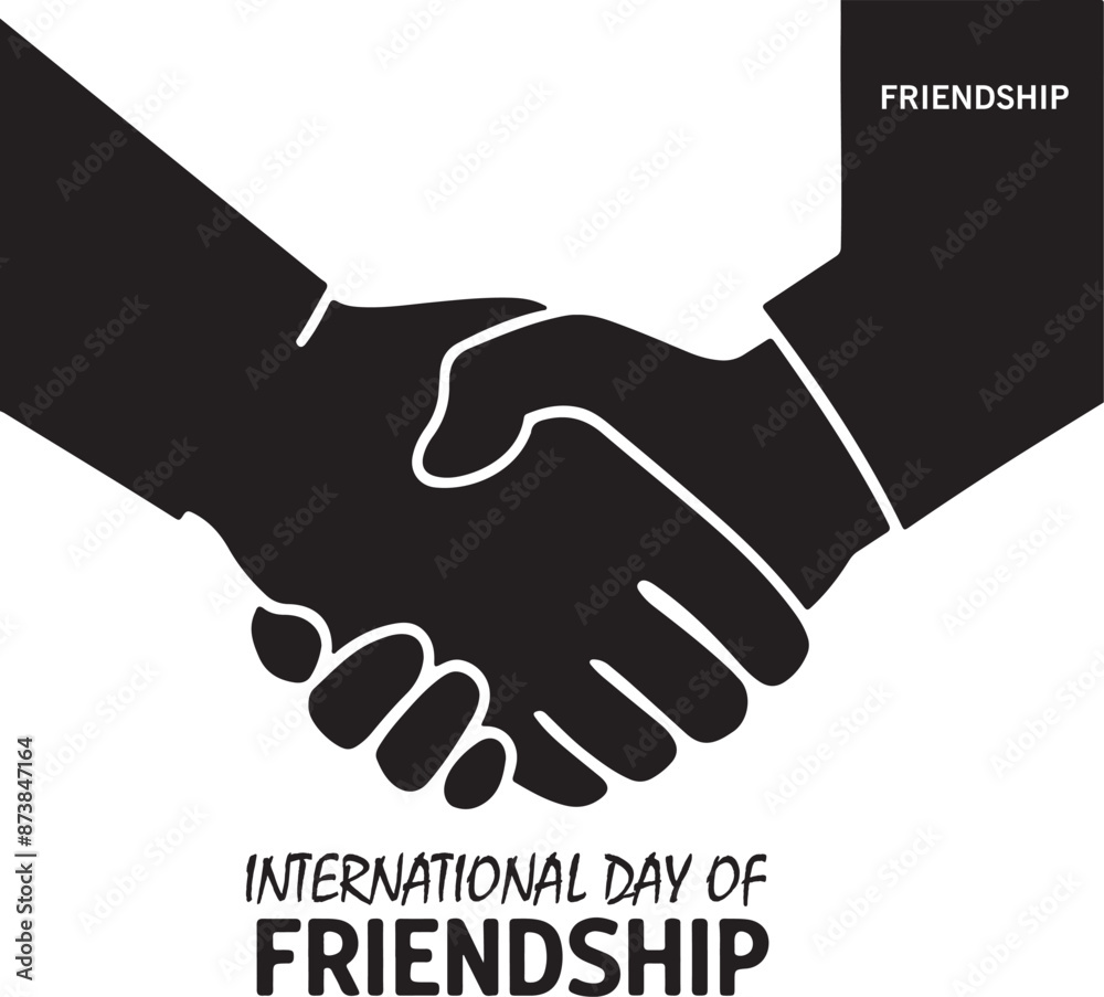 Fototapeta premium frienshipday1 t shirt design