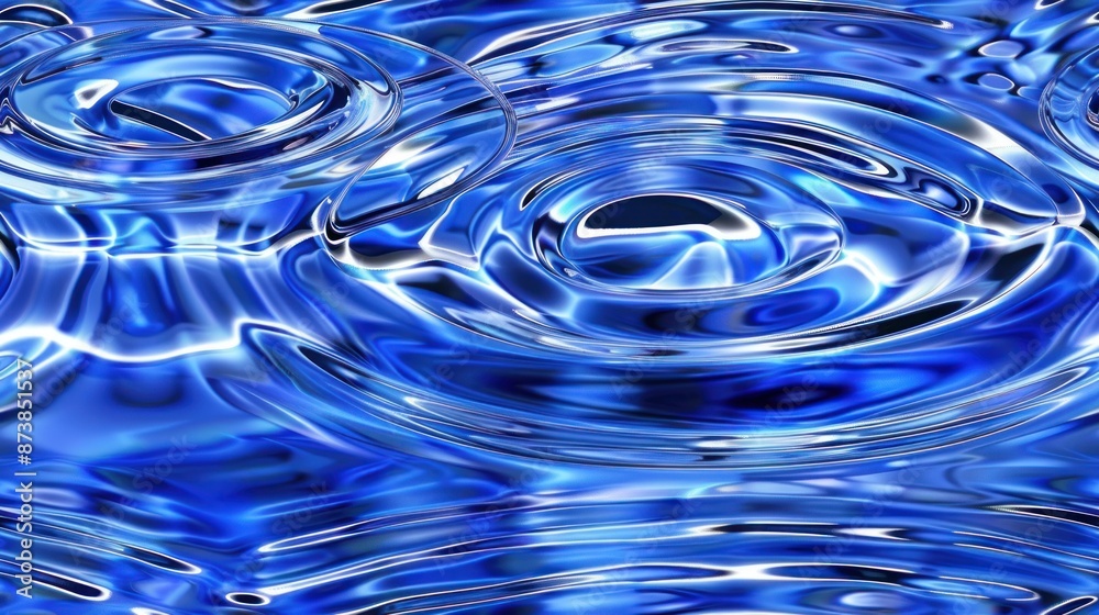 Abstract Blue Water Ripples Abstract Blue Water Ripples