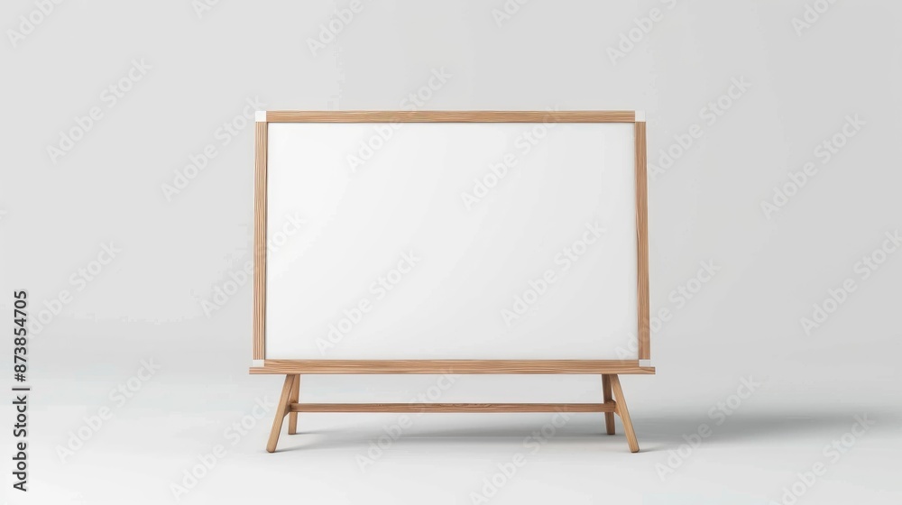 Whiteboard isolated on a white background Whiteboard isolated on a white background