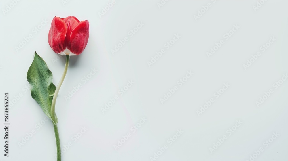 Tulip on White Background Tulip on White Background