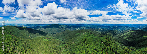 Góry. Czechy. Beskid Śląsko-Morawski, Łysa Góra. Najwyższa góra Śląska Cieszy...