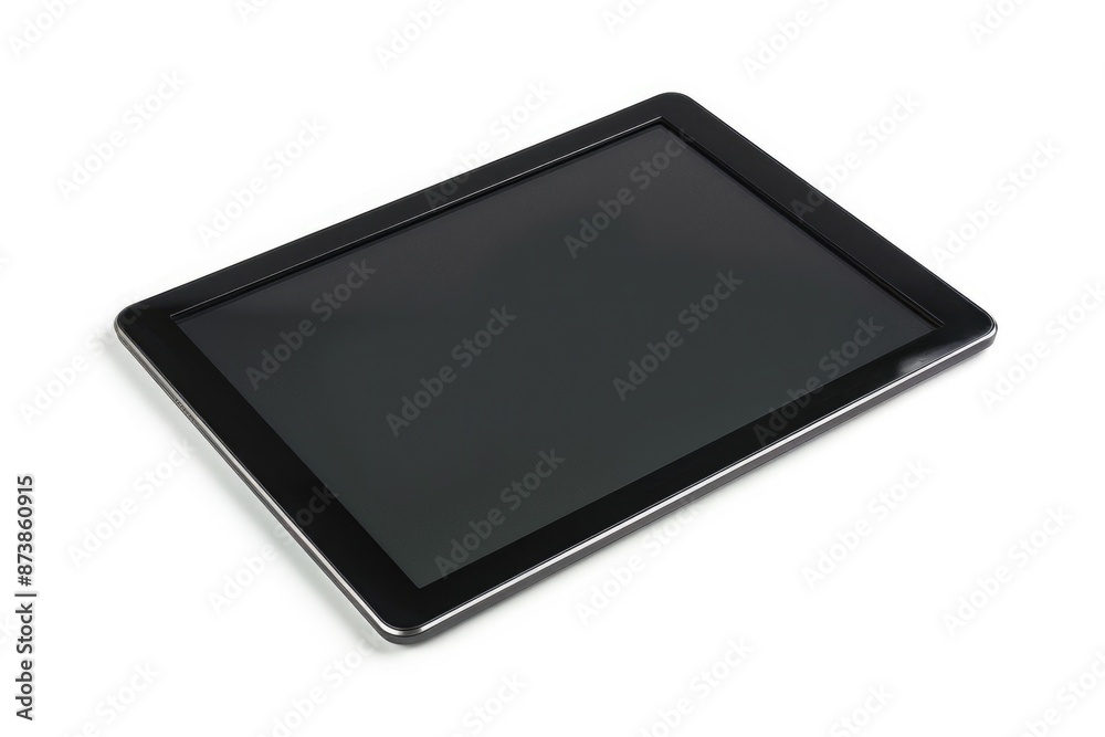 Tablet Computer - Modern iPad with Digital Display and Clipping Path Tablet Computer - Modern iPad with Digital Display and Clipping Path