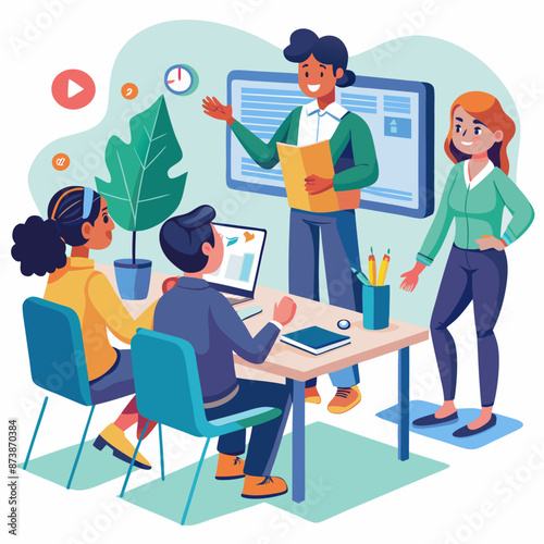 people meeting