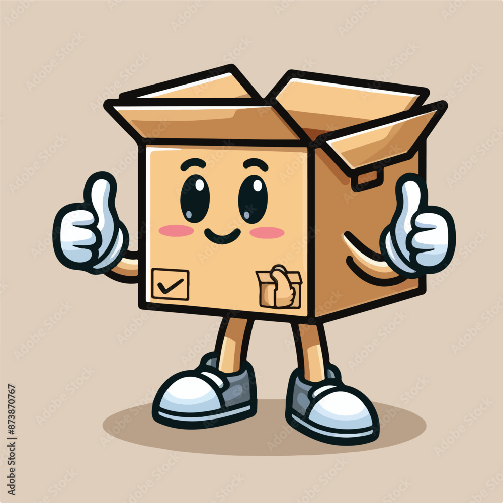 A cartoon drawing of a cardboard box
A cartoon drawing of a cardboard box