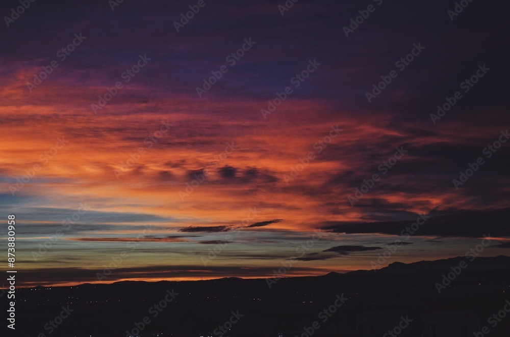 Obraz premium Sunset sky