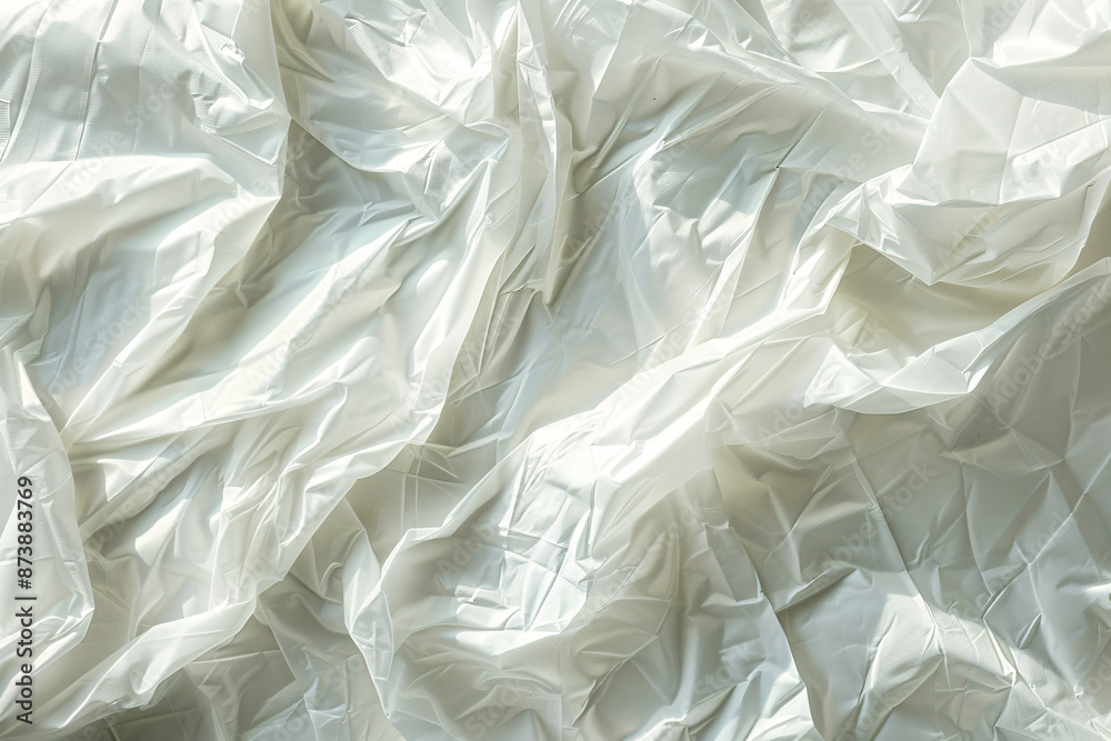 White plastic bag texture, abstract background White plastic bag texture, abstract background