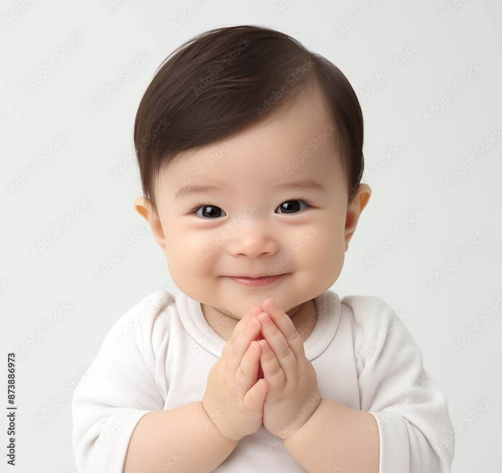 Cute baby, smiling at the camera. Cute baby, smiling at the camera.