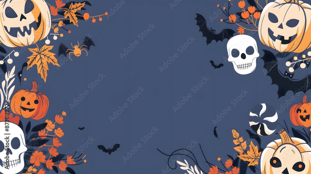 blue halloween background blue halloween background