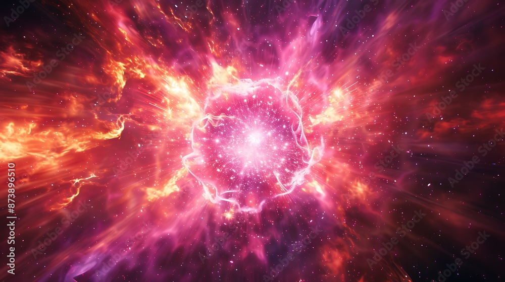 Cosmic Radiation and High Energy Particles in a Stunning Galaxy with Star Fields in Deep Space Cosmic Radiation and High Energy Particles in a Stunning Galaxy with Star Fields in Deep Space