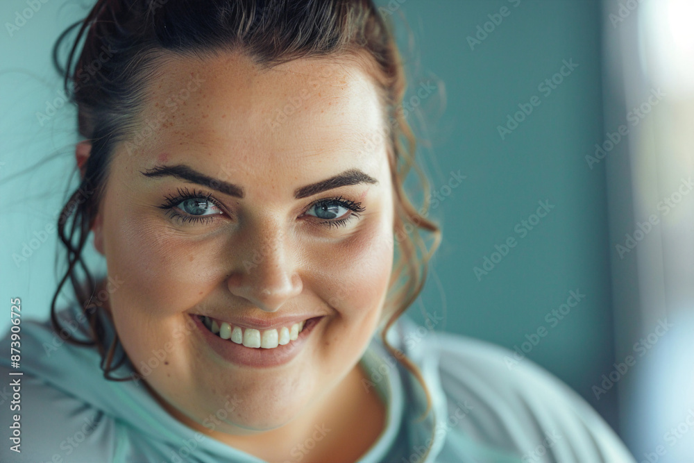 AI generated photo image of gorgeous charming nice plump bodypositive woman AI generated photo image of gorgeous charming nice plump bodypositive woman