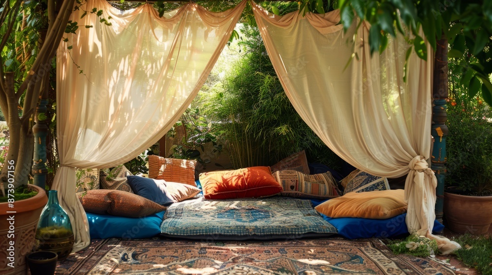Cozy Retreat: Inviting Reading Area with Comfortable Furnishings Cozy Retreat: Inviting Reading Area with Comfortable Furnishings
