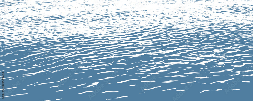Ripple and water waves on surface of sea. Water surface texture. Small sea waves.
