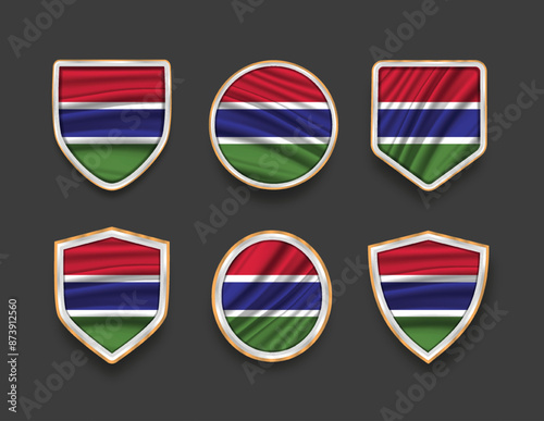 Free Download set of flags in frames with various frame shapes - GFXLoad