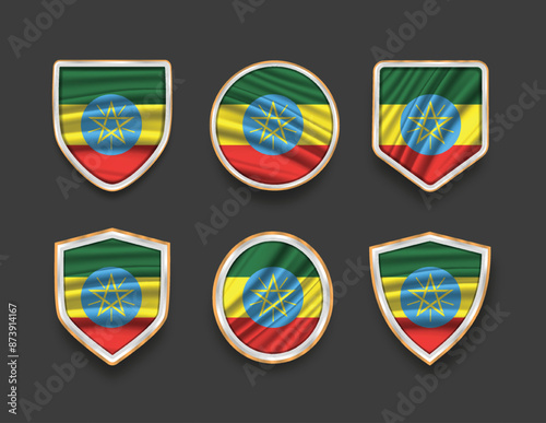set of flags in frames with various frame shapes Free Download set of flags in frames with various frame shapes - GFXLoad