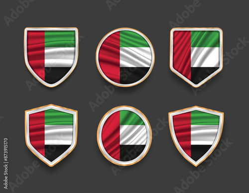 Free Download set of flags in frames with various frame shapes - GFXLoad