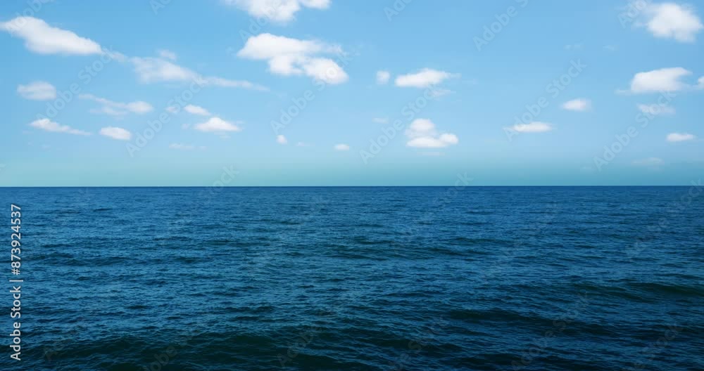 Seascape horizontal blue sky and sea Seascape horizontal blue sky and sea