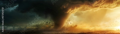 Dramatic Tornado Forming in...