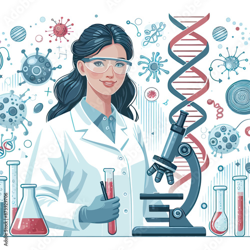 biologist  Adobe Illustrator Artwork