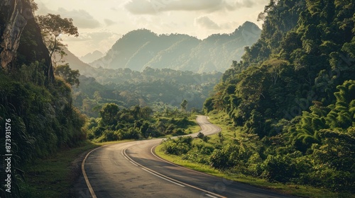 The Picturesque Mountain Roads Of Khao Yai National Park
