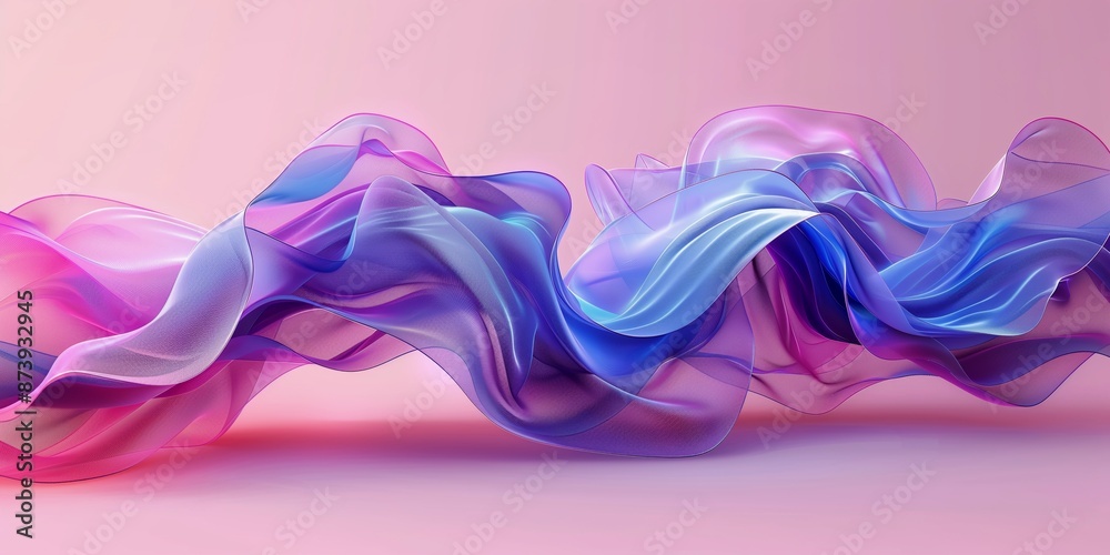 Abstract 3D Render, Twisted Shapes in Purple and Blue Colors, Perfect for Modern Backgrounds and Designs Abstract 3D Render, Twisted Shapes in Purple and Blue Colors, Perfect for Modern Backgrounds and Designs