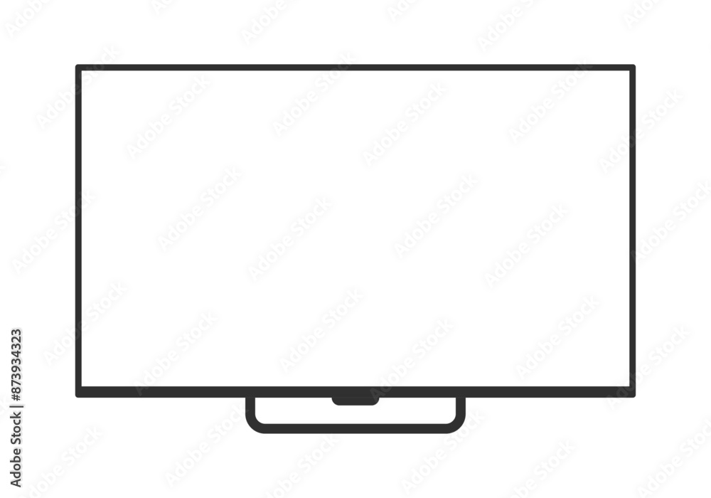 TV television with free screen display sign vector illustration design TV television with free screen display sign vector illustration design