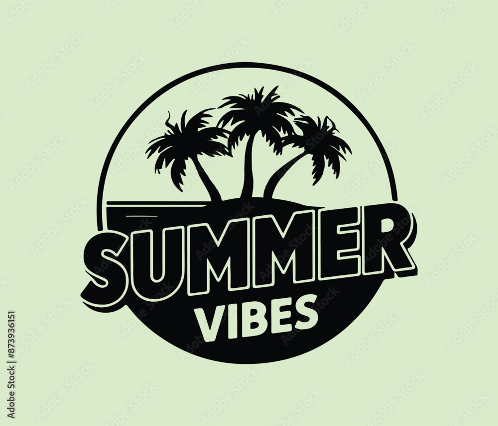 Naklejka premium summer vector design,awesome summer svg,high resolution printable summer artwork