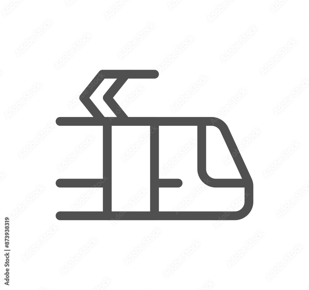 Public transport icon outline and linear vector.
Public transport icon outline and linear vector.